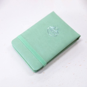 Miễn phí Mẫu A7 nhỏ Memo Pads biểu tượng tùy chỉnh PU da xé túi nhật ký với ban nhạc đàn hồi - Product Image 4