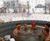 Dôme solaire gonflable sur mesure pour spa et jacuzzi, taille personnalisée, en vente en 2024