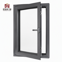 Ventana de Aluminio de Alta Gama Serie 86 con Rotura de Puente Térmico, Diseñada para Aplicaciones Residenciales y Comerciales