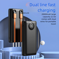 Nouvelle Batterie Externe Portable à Charge Rapide 20000mAh PD 22.5W avec Câble Intégré