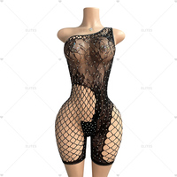 Tenue de rave ELITES, combinaison en résille, string, nouvelles arrivées, ensembles de vêtements de danse exotique, tenues de danseuses exotiques