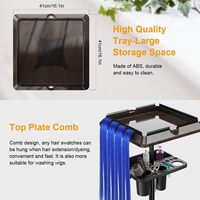 Vente directe usine – Chariot de transport moderne en acier inoxydable à 4 roues pour machine laser IPL ND Yag à diode de salon
