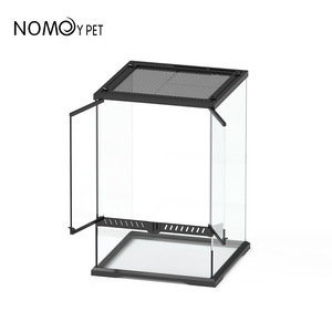 Terrario Ecológico de Doble Puerta con Cristal Panorámico para Ranas de Cuerno, Serpientes de Maíz Shougong y Reptiles - Caja de Alimentación para Mascotas - Product Image 4