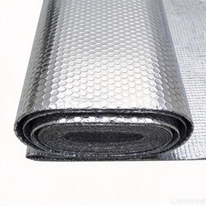 Film isolant réfléchissant en aluminium argenté double face, imperméable, pour toiture de bâtiment métallique - Product Image 3