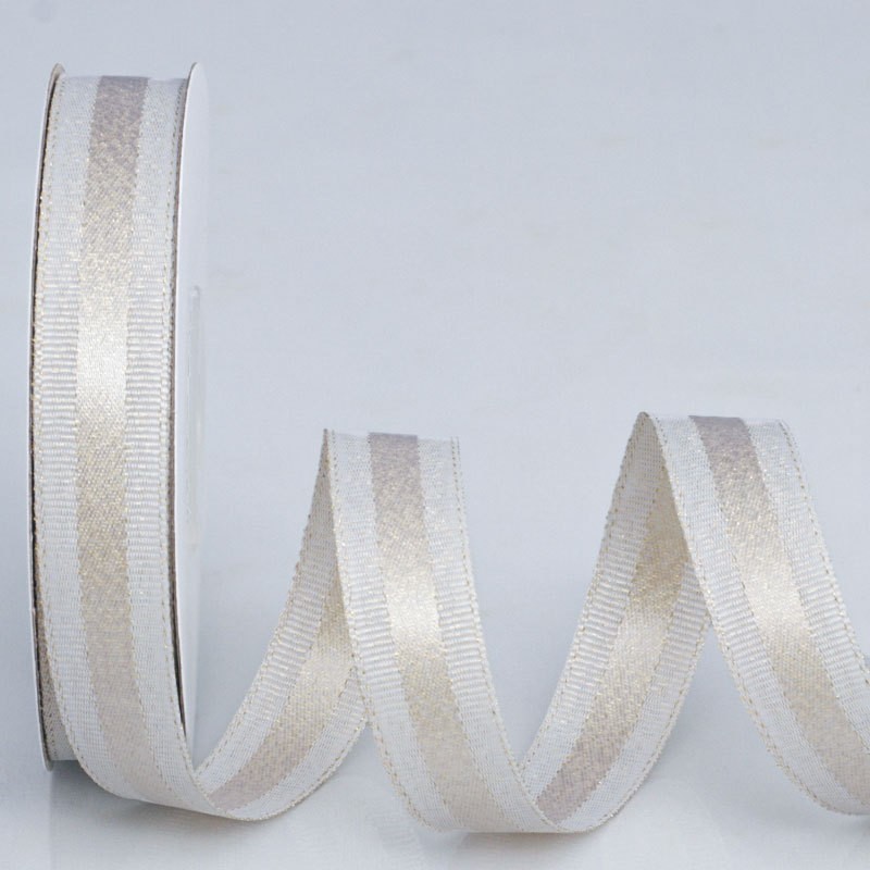 Tissage argent champagne