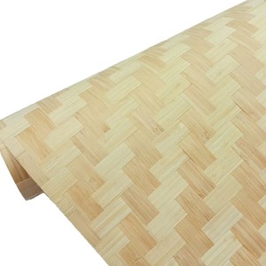 Plaque décorative en placage de bambou tissé 120x240cm, écologique, texture lisse, pour meubles - Product Image 1