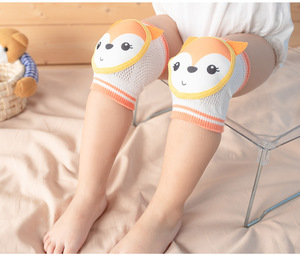 Genouillères en coton respirant pour bambins et bébés, protection contre les animaux mignons, genouillères en EVA pour enfants - Product Image 2
