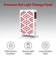 Panneau de luminothérapie LED sur pied personnalisé à marque privée, 120W, avec minuterie, gradation et pulsation, 630-1060nm, multi-longueurs d'onde, pour le soulagement de la douleur