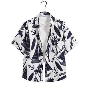 Chemise décontractée pour homme à manches courtes, imprimé floral tropical, prix de gros, chemise de plage pour la Floride, <span class=keywords><strong>Miami</strong></span>, Hawaï, souvenir - Product Image 1