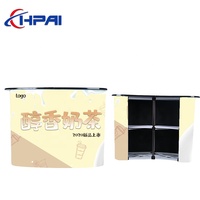 Magnifique comptoir pliable en aluminium pour la promotion publicitaire