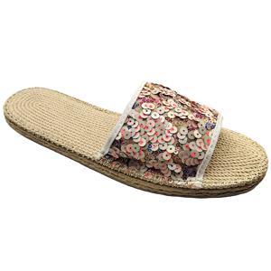 Scarpe antiscivolo di alta qualità <span class=keywords><strong>espadrillas</strong></span> Flats per le donne pantofole di <span class=keywords><strong>paglia</strong></span> fatte a mano - Product Image 3