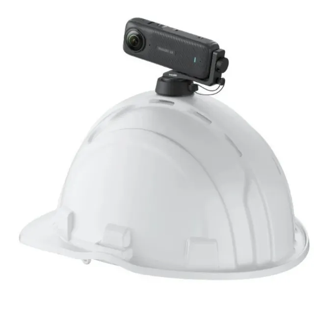 Helmet Mount Safety Hard Hat Bracket for Insta360 X5/X4/X2/RS One Inch 360 Cameras Original Accessory