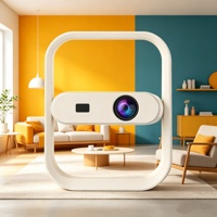 Projecteur intelligent Hy370 Ultra HD 300 lumens ANSI 720p, mise au point électrique, projecteur portable, mini-projecteurs, haut-parleur intégré, vidéo 4K