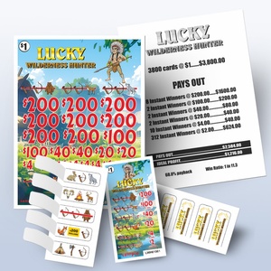Livraison rapide : Tickets de bingo à languette personnalisés et tickets de jeu à ouverture aléatoire avec impression anti-contrefaçon - Product Image 5