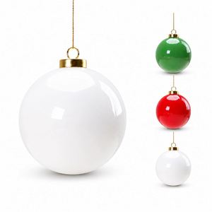 Festive Christmas <b>Bauble</b> Fine Bone China <b>Ceramic</b> Hanging Decorated Balls Decoration Xmas Tree Ornament - Product Image 1