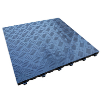 Dalles de sol modulaires colorées pour garage, dalles de sol en plastique industriel pour garage, tapis de sol pour atelier de detailing automobile