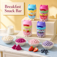 Biscuits Solubles aux Fruits Aimo Momo Bear, Friandise Sucrée 14g, Vente Directe Usine, Personnalisation OEM