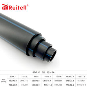 SDR13.6 PN12.5 600mm HDPE Pipe Matériau PE durable résistant aux tremblements de terre et flexible pour les villes côtières du Pacifique - Product Image 4