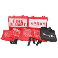 Couverture anti-feu en fibre de verre ignifuge de type nouveau, sur mesure, pour pompiers
