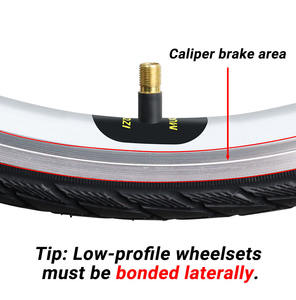 23118 bicicleta Presta Schrader válvula Protector Pad FV AV aire boquilla pegamento Junta carretera MTB bicicleta válvula pegatina - Product Image 5