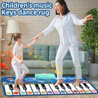 Tapis de jeu pour bébé personnalisé Samtoy 60CM, tapis de piano XPE, musique dynamique, tapis de jeu pliable pour bébé, tapis de danse pour enfants, pour cadeau