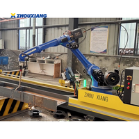 Nuevo Robot de Soldadura de Vigas Automático Inteligente sin Programación Zhouxiang para Fabricación de Estructuras Metálicas con Cámara