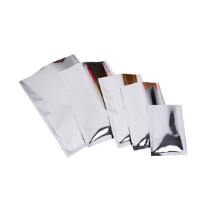 ถุงอลูมิเนียมพิม<span class=keywords><strong>พ</strong></span>์โลโก้แบบกำหนดเอง สีเงินเงา ถุงพลาสติกฟอยล์แบบซ้อนได้ สำหรับจัดระเบียบห้องครัวและตู้เก็บของ - Product Image 1