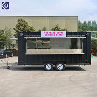 CAMPTRL Remorques de restauration rapide entièrement équipées, bar conteneur, restaurant, café, utilisation extérieure, camion de restauration de hot-dogs
