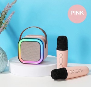 Bán buôn LED mini xách tay không dây BT âm thanh hộp âm thanh loa siêu trầm 5 Wát với micro không dây 1200mAh karaoke Đảng Loa - Product Image 5