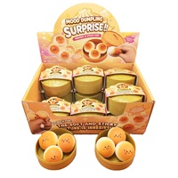 Mini boulette comestible aromatisée au lait, jouet sensoriel anti-stress à presser, en forme de pain vapeur souple