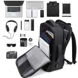 High Quality Men's Casual <b>Backpack</b> <b>Large</b> Capacity Simple Trendy Design <b>Large</b> Capacity Zipper Oxford Polyester - Product Image 3