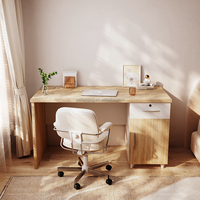 Table d'étude de chambre à coucher en MDF en mélamine de conception de bureau simple populaire meubles de bureau à domicile