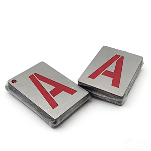 Pochoirs en lettres et chiffres en alliage d'aluminium personnalisés avec découpe laser pour la peinture au pistolet - Marque Aoneisi - Product Image 4