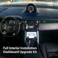 Tampilan Jam Digital di Dasbor Tengah untuk Range Rover Discovery 5 2013-2022 Peningkatan Interior Aksesoris Mobil