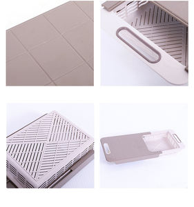 Planche à découper multifonction en plastique DD2404 avec panier de drainage télescopique pour cuisine – Vente en gros - Product Image 6