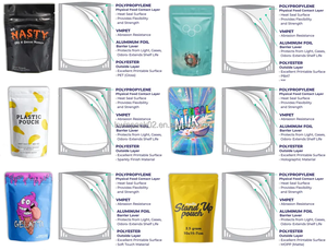 Sacs pour <span class=keywords><strong>CD</strong></span>, sacs en mylar anti-odeurs, emballage <span class=keywords><strong>de</strong></span> 3,5 g avec mon logo, logo imprimé, sac en plastique mylar <span class=keywords><strong>de</strong></span> 3,5 g - Product Image 4