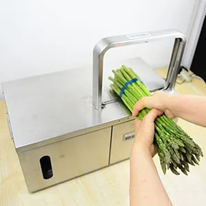 Equipo de máquina flejadora de verduras pequeñas semiautomática de alta calidad