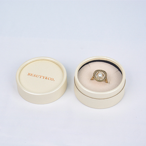 Custom Eco Friendly Kraft Paper <strong>Round</strong> <strong>Jewelry</strong> Boxes Vintage Style Earrings Necklaces Bracelets Rings Packaging <strong>Box</strong> - Product Image 4