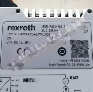 แอมพลิฟายเออร์รุ่นดั้งเดิม R901476413 VT-MRPA1-2X/A5/WFC/000 สำหรับควบคุมปั๊มไฮดรอลิก - Product Image 2