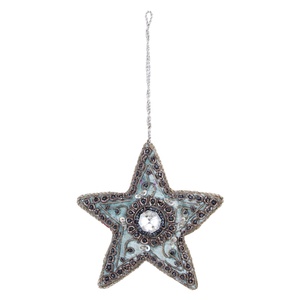 Decoraciones de árbol de Navidad en forma de estrella, artículos de regalo, adorno colgante - Product Image 5