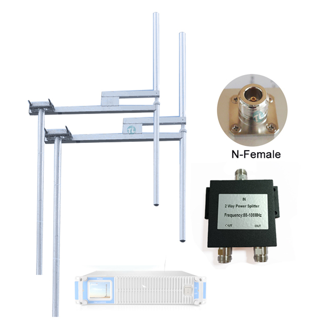 Half Wave High Gain Fm Antenna Dipole Fm Antenna for Far Range Radio Broadcastingor 1000W Fm Radio Transmitter