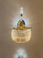 Applique murale en cristal K9 personnalisée, prix usine, luminaire mural en cristal, lampe de chevet, lampe de nuit, pour salon