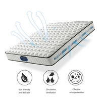 Matelas à ressorts ensachés individuels en mousse à mémoire de forme, gel et latex organique, haute densité, confort optimal, qualité supérieure, meilleur prix, vente en gros