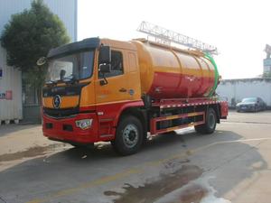 Camión cisterna para aguas residuales Shaanxi Delong, diésel manual, capacidad de 15 metros cúbicos, 4X2 - Product Image 4