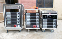 Amplificateur de puissance numérique avec processeur DSP intégré de classe D, 8000 W, grande puissance, amplificateur de concert en plein air, amplificateur de ligne à 4 canaux