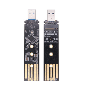Adaptador Externo M.2 de Doble Protocolo NGFF NVME a USB 3.1 Tipo A y Tipo C 9210 - Product Image 1