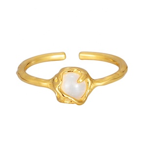 Icebela đồ trang sức <span class=keywords><strong>bezel</strong></span> đẹp thiết lập vòng mã não 925 bạc tối giản đồ trang sức đính hôn nhẫn cho phụ nữ - Product Image 6