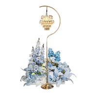 Lustre en cristal et métal romantique personnalisé, décoration de sol pour mariage, hôtel, restaurant, alimenté par courant alternatif, indice de protection IP54, lumière orange, durable, bouton