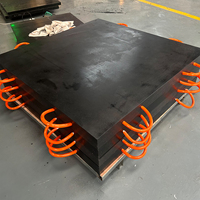 Tapis de stabilisation pour grue en UHMWPE écologiques, réduisant les dommages au sol, tampons stabilisateurs haute résistance en UHMWPE pour grues mobiles et grues à tour, OEM