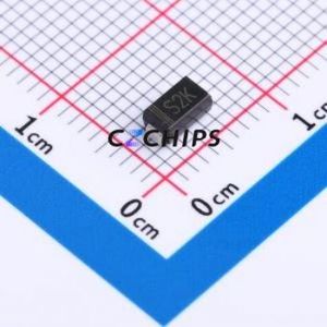 Diode S2K SMA(DO-214AC) neuve et originale, diode à usage général, fournisseur de composants électroniques en gros et service BOM - Product Image 1